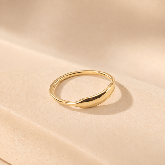 Aura Ring | 18k Gold-Plated Waterproof Ring