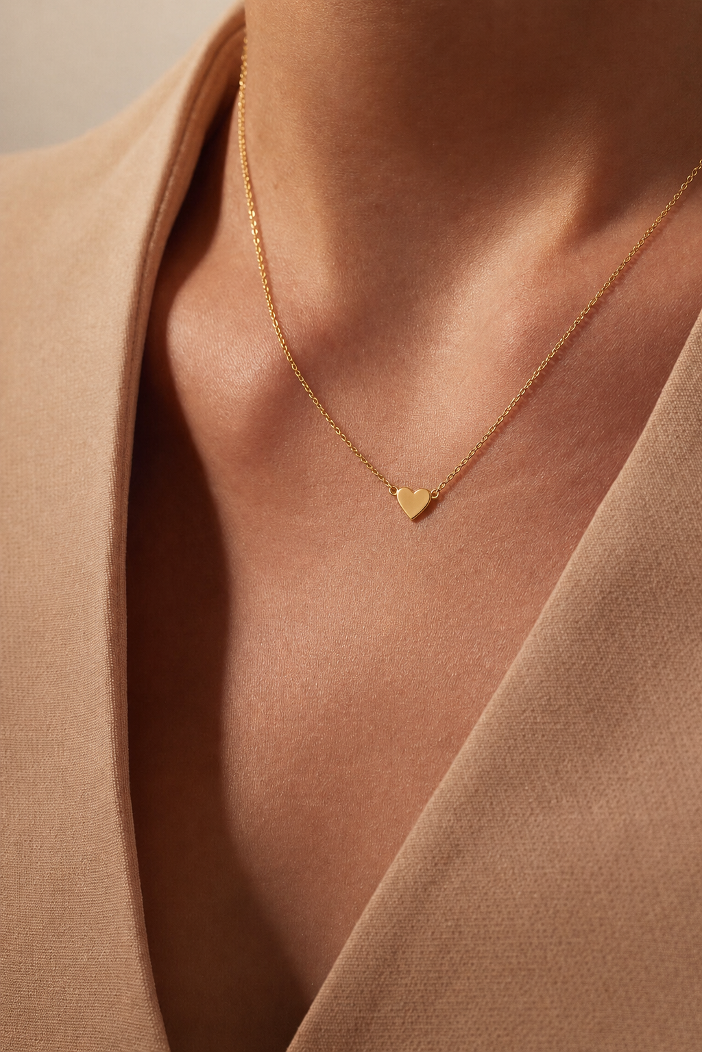 Heart of Gold Necklace | 18k Gold-Plated Waterproof Necklace